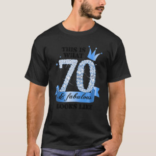 Camiseta 70 e fabuloso I Blue White Party Group Candid Phot