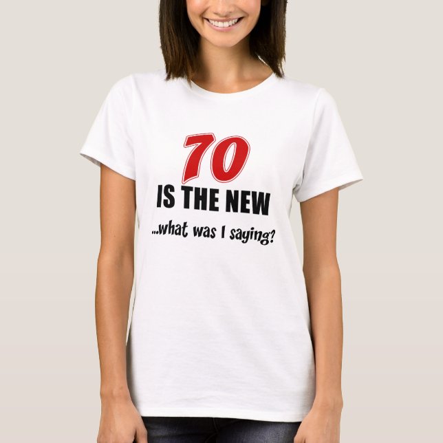 Camiseta 70 é o novo (Frente)