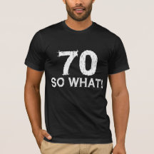 70 Então - 70 engraçado aniversário