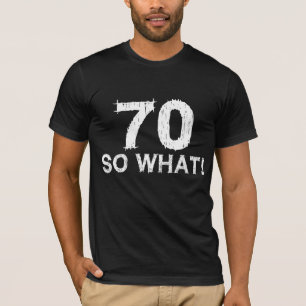Camiseta 70 Então - 70 engraçado aniversário