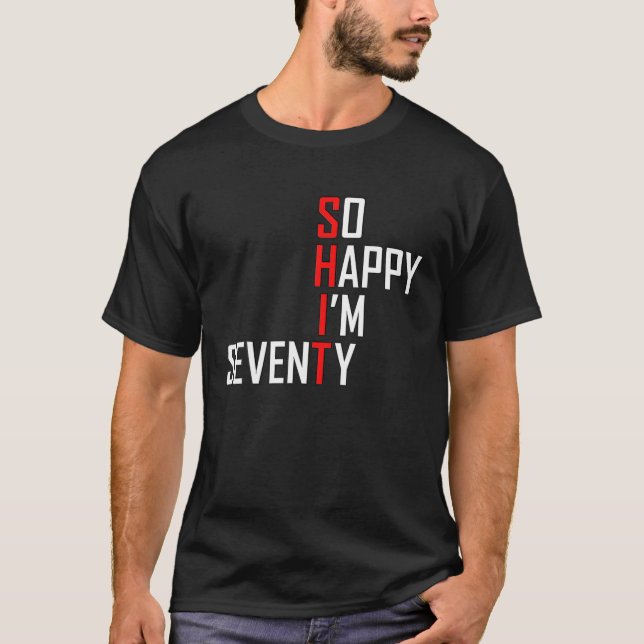 Camiseta 70 Funny Birthday 1952 Hilarious Gag 70 Anos (Frente)