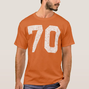 Camiseta 70 Jersey Uniforme Esportes Universitário Número 7