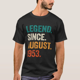 Camiseta 70 Legenda Desde agosto de 1953 70