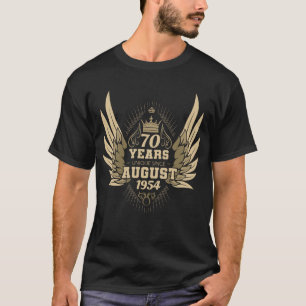 Camiseta 70 único desde agosto de 1954