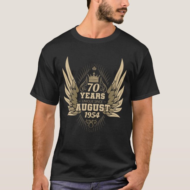 Camiseta 70 único desde agosto de 1954 (Frente)