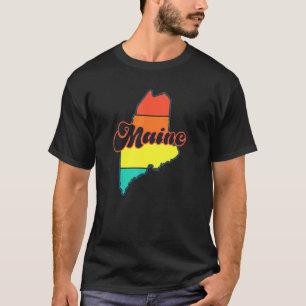 Camiseta 70s e 80s Estilo Retroativo Estado Doméstico Portl