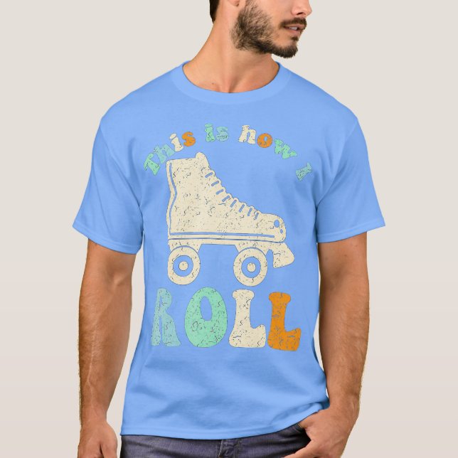 Camiseta 70s É assim que eu faço o cilindro de retrô da vin (Frente)