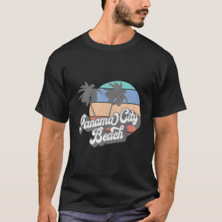 Camiseta 70'S Panama City Beach Florida Surfing