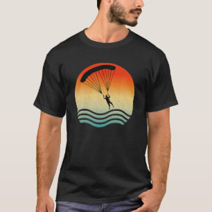 Camiseta 70S - Paraquedas Skydiver Sports Skydive Retro Vin
