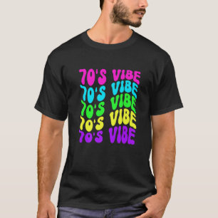 Camiseta 70s Vibe Retro Vintage 1970s, 70s, Partido Musi