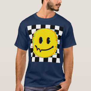 Camiseta 70s Vintage Smiley Glitch