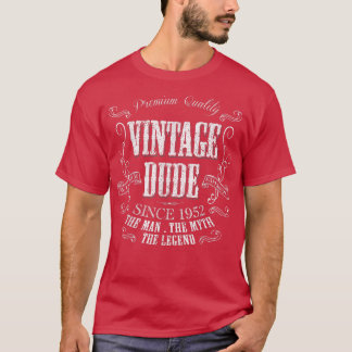 Camiseta 70th Birthday gift Vintage 1952 Aged 70 years old
