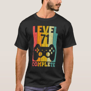 Camiseta 710rua Aniversário Mulher Nível 71 Anos Decoração
