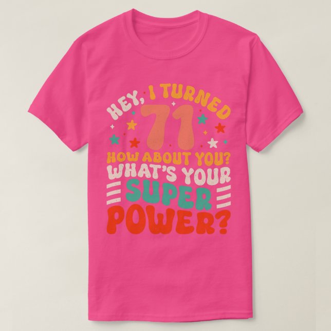 Camiseta 71 Aniversário da rua 3 (Frente do Design)