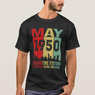 Camiseta 71 Anos De Idade 71Ruas Aniversário Homens Mulhere