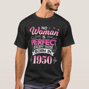 Camiseta 71 Anos Garotas de Aniversário 71Ruas Dama de Aniv