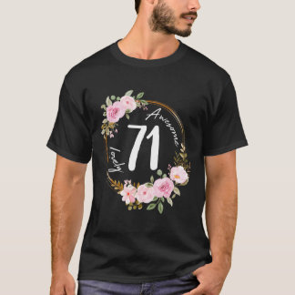 Camiseta 71 Coroa Floral Flor de Verão