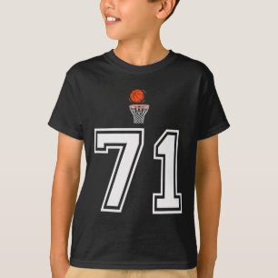 Camiseta 71 Número Estilo Sketll Vintage Branco