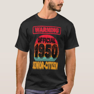 Camiseta 72º Nascer De Aniversário Em 1950 Homens Mulheres
