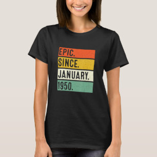 Camiseta 72. º aniversário 72 anos de epidemia desde Jane