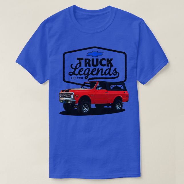 Camiseta 72 Chevy Blazer (Frente do Design)
