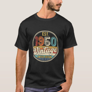 Camiseta 72 Decorações de Aniversário 72 BDay 1950