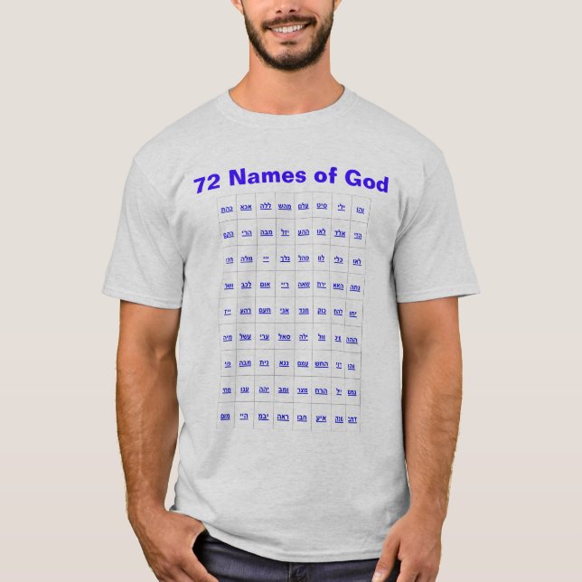 Camiseta 72 nomes do deus (Frente)