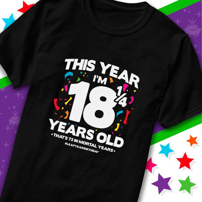 Camiseta 73º aniversário Anos Mortais Dia do Salto Ano Dia  (Criador carregado)