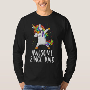 Camiseta 73º Aniversário do Unicorn Dab Incrível Desde 1949