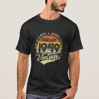 Camiseta 73º Aniversário Oferece 73 Anos De Nascer Retroati