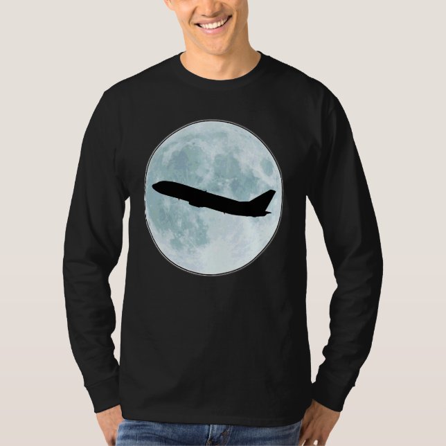 Camiseta 737 Detecção de Aviões de Passageiros (Frente)