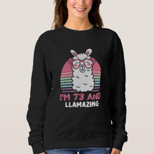 Camiseta 73.º Aniversário, Lugando Llama, 73 anos