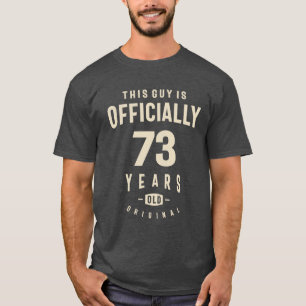 Camiseta 73 anos de pura consciência - 73.º aniversário