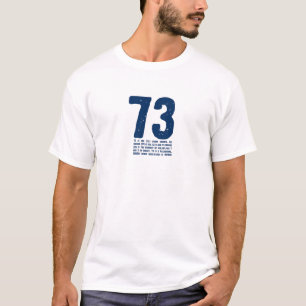 Camiseta 73 são o melhor número