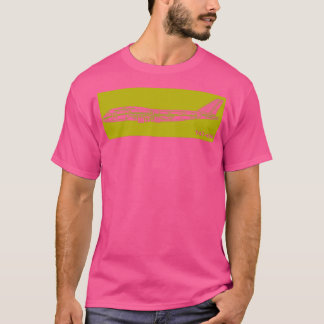 Camiseta 747 Estêncil