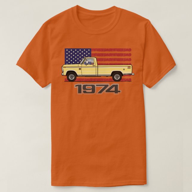 Camiseta 74 Amarelo claro (Frente do Design)