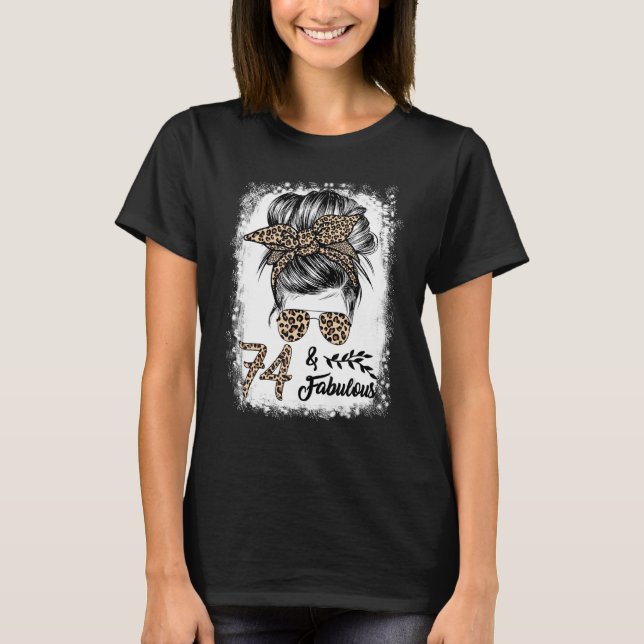 Camiseta 74 anos Fabulosa Arma Leopard 74 (Frente)