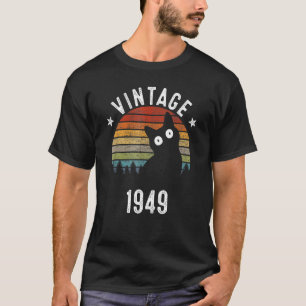 Camiseta 74 anos Vintage 1949 74 anos