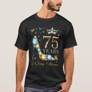 Camiseta 75º Aniversário 75 Anos De Espanto 75 Anos