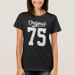Camiseta 75º aniversário e 75º aniversário originais