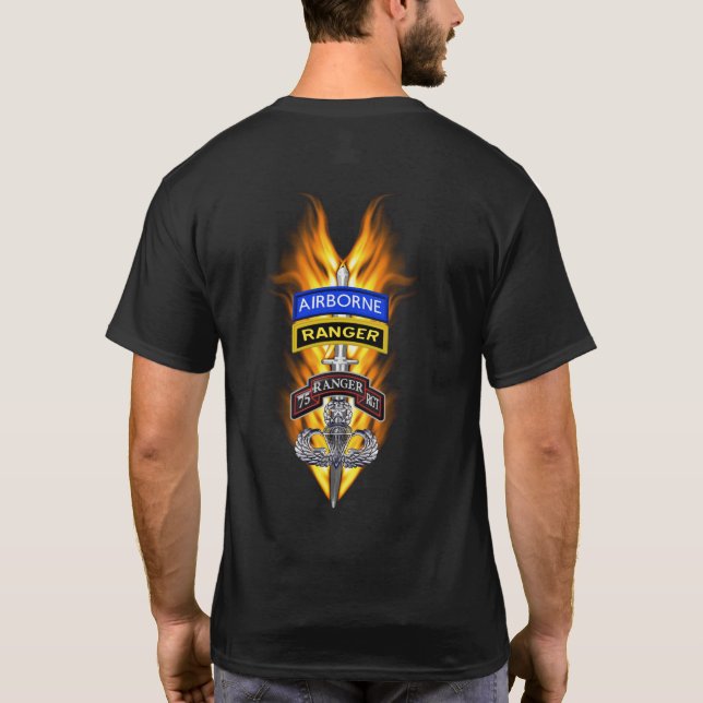 Camiseta 75º Regimento de Rangers Ranger “Sua Sponte”  (Verso)