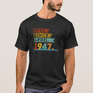 Camiseta 75.º Aniversário Da Epic De 75 Anos Desde Abril