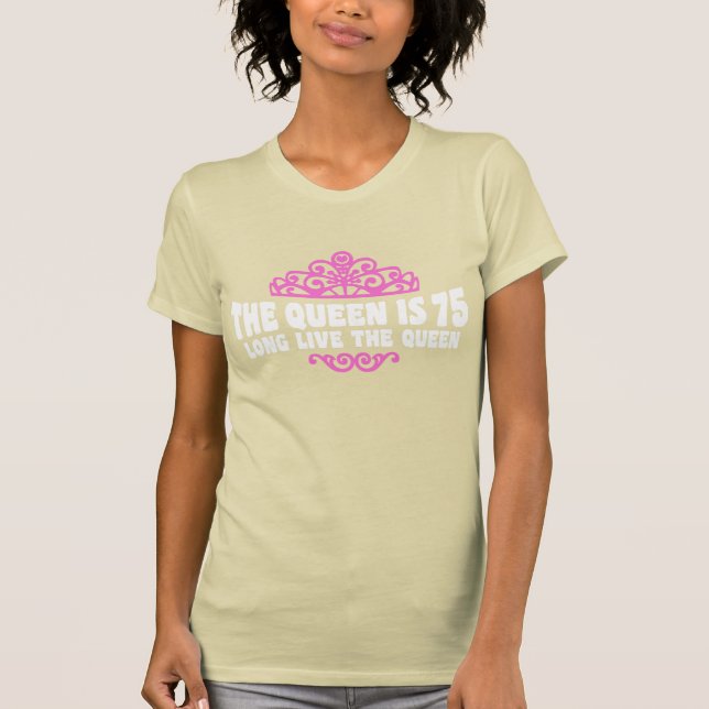 Camiseta 75.º aniversário engraçado (Frente)
