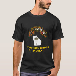 Camiseta 75.º Rangers-Hunter Army Airfield 1Rua Bn Ranger U
