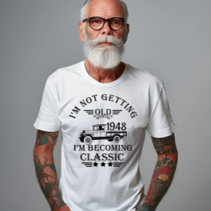 Camiseta 75 anos de 75 anos personalizados