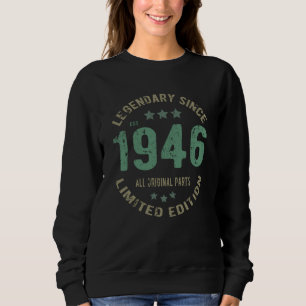 Camiseta 75 anos de idade de lenda de domingo 75