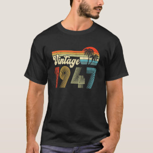 Camiseta 75 anos Vintage 1947 75º dia