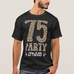Camiseta 75 Tripulações que Correspondem aos 75 anos Leopar