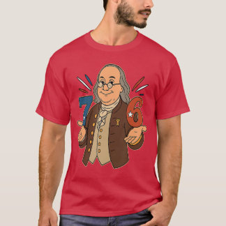 Camiseta 76 1776 Funny Benjamin Ben Franklin Meme Six Seven