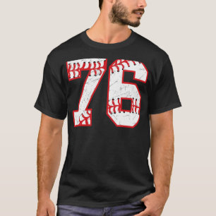 Camiseta 76 Celebração de Festa de Baile de Tema de Basebal
